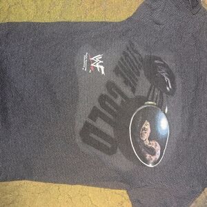 WWE Black and Gray Stone Cold Snake Graphic Tee